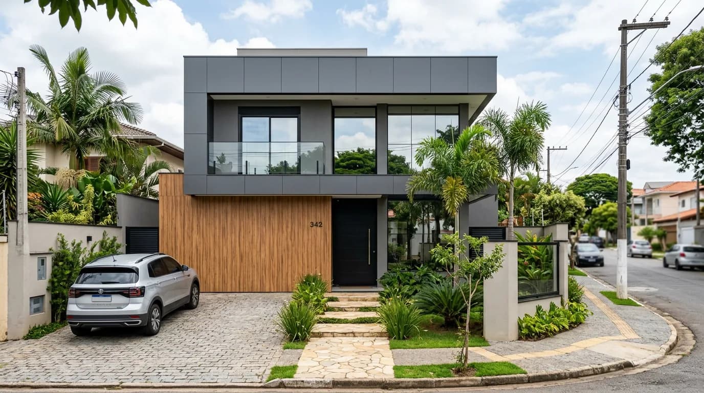 fachada acm residencial aruja