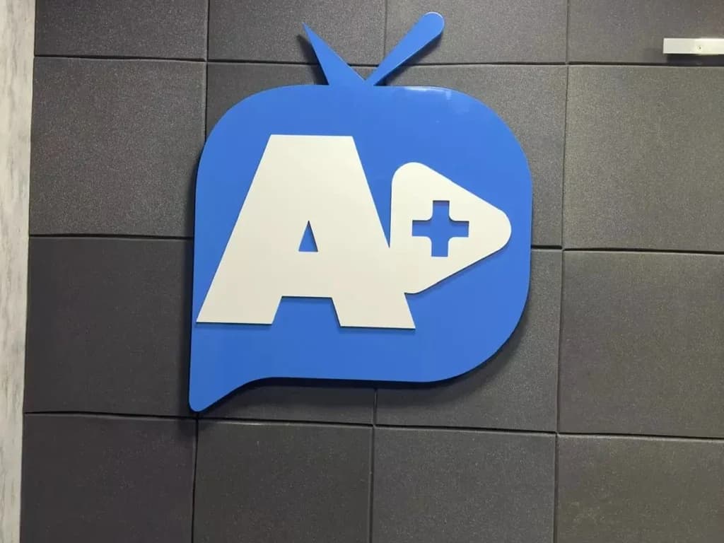 Placa de Acrílico em Parede